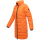 Marikoo Kaltnäschen Damen Winter Steppmantel Jacke  Orange-Größe M - Gr. 38