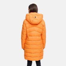 Marikoo Kaltnäschen Damen Winter Steppmantel Jacke  Orange-Größe L - Gr. 40