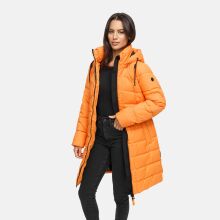 Marikoo Kaltnäschen Damen Winter Steppmantel Jacke  Orange-Größe XL - Gr. 42