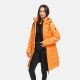 Marikoo Kaltnäschen Damen Winter Steppmantel Jacke  Orange-Größe XL - Gr. 42