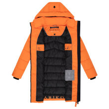 Marikoo Kaltnäschen Damen Winter Steppmantel Jacke  Orange-Größe XXL - Gr. 44