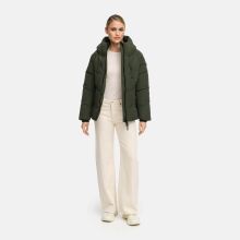 Marikoo Kwamee Damen WInter Herbst Steppjacke Dark Olive Größe L - Gr. 40