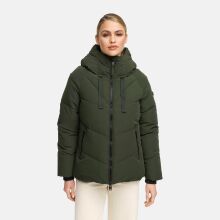 Marikoo Kwamee Damen WInter Herbst Steppjacke Dark Olive Größe L - Gr. 40