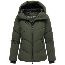 Marikoo Kwamee Damen WInter Herbst Steppjacke Dark Olive Größe L - Gr. 40