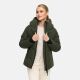 Marikoo Kwamee Damen WInter Herbst Steppjacke Dark Olive Größe XL - Gr. 42
