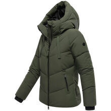 Marikoo Kwamee Damen WInter Herbst Steppjacke Dark Olive Größe XXL - Gr. 44