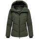 Marikoo Kwamee Damen WInter Herbst Steppjacke Dark Olive Größe XXXL - Gr. 46