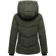 Marikoo Kwamee Damen WInter Herbst Steppjacke Dark Olive Größe XXXL - Gr. 46
