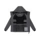 Marikoo Kwamee Damen WInter Herbst Steppjacke Anthrazit Größe S - Gr. 36