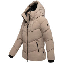 Marikoo Kwamee Damen WInter Herbst Steppjacke Taupe Grey Größe XS - Gr. 34