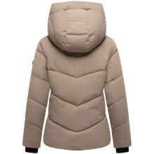 Marikoo Kwamee Damen WInter Herbst Steppjacke Taupe Grey Größe XL - Gr. 42