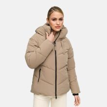Marikoo Kwamee Damen WInter Herbst Steppjacke Taupe Grey Größe XXL - Gr. 44