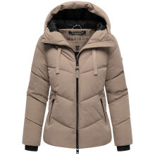 Marikoo Kwamee Damen WInter Herbst Steppjacke Taupe Grey Größe XXL - Gr. 44