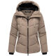 Marikoo Kwamee Damen WInter Herbst Steppjacke Taupe Grey Größe XXL - Gr. 44