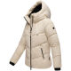 Marikoo Kwamee Damen WInter Herbst Steppjacke Cream Größe S - Gr. 36