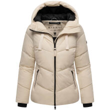 Marikoo Kwamee Damen WInter Herbst Steppjacke Cream Größe XL - Gr. 42