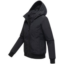 Marikoo Mooni Damen Herbst Caban Jacke Schwarz Größe M - Gr. 38