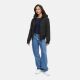 Marikoo Mooni Damen Herbst Caban Jacke Schwarz Größe XL - Gr. 42