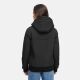 Marikoo Mooni Damen Herbst Caban Jacke Schwarz Größe XL - Gr. 42