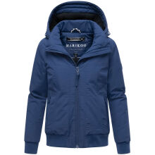 Marikoo Mooni Damen Herbst Caban Jacke Navy Größe XL - Gr. 42