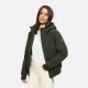 Marikoo Mooni Damen Herbst Caban Jacke Dark Olive Größe XS - Gr. 34