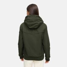 Marikoo Mooni Damen Herbst Caban Jacke Dark Olive Größe L - Gr. 40