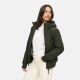 Marikoo Mooni Damen Herbst Caban Jacke Dark Olive Größe XL - Gr. 42