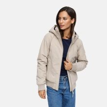Marikoo Mooni Damen Herbst Caban Jacke Light Taupe Größe M - Gr. 38