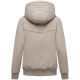 Marikoo Mooni Damen Herbst Caban Jacke Light Taupe Größe XXL - Gr. 44