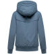 Marikoo Mooni Damen Herbst Caban Jacke Dusty Blue Größe XS - Gr. 34