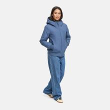 Marikoo Mooni Damen Herbst Caban Jacke Dusty Blue Größe XXL - Gr. 44