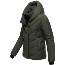 Marikoo Nadiraa Damen Herbst Winter Stepp Jacke  Dark Olive Größe XS - Gr. 34