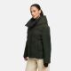 Marikoo Nadiraa Damen Herbst Winter Stepp Jacke  Dark Olive Größe S - Gr. 36
