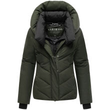 Marikoo Nadiraa Damen Herbst Winter Stepp Jacke  Dark Olive Größe XL - Gr. 42