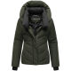 Marikoo Nadiraa Damen Herbst Winter Stepp Jacke  Dark Olive Größe XL - Gr. 42
