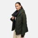 Marikoo Nadiraa Damen Herbst Winter Stepp Jacke  Dark Olive Größe XXXL - Gr. 46