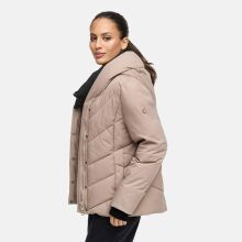 Marikoo Nadiraa Damen Herbst Winter Stepp Jacke  Taupe Grey Größe L - Gr. 40