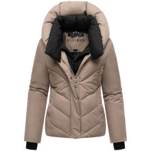 Marikoo Nadiraa Damen Herbst Winter Stepp Jacke  Taupe Grey Größe XXL - Gr. 44