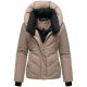Marikoo Nadiraa Damen Herbst Winter Stepp Jacke  Taupe Grey Größe XXL - Gr. 44