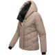 Marikoo Nadiraa Damen Herbst Winter Stepp Jacke  Taupe Grey Größe XXXL - Gr. 46