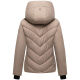 Marikoo Nadiraa Damen Herbst Winter Stepp Jacke  Taupe Grey Größe XXXL - Gr. 46