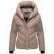 Marikoo Nadiraa Damen Herbst Winter Stepp Jacke  Taupe Grey Größe XXXL - Gr. 46