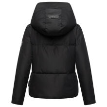 Marikoo Ninikaa Damen Herbst Winter Stepp Jacke  Schwarz-Größe L - Gr. 40