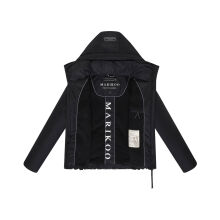 Marikoo Ninikaa Damen Herbst Winter Stepp Jacke  Schwarz-Größe XXL - Gr. 44