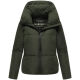 Marikoo Ninikaa Damen Herbst Winter Stepp Jacke  Dark Olive-Größe XS - Gr. 34