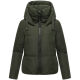 Marikoo Ninikaa Damen Herbst Winter Stepp Jacke  Dark Olive-Größe XS - Gr. 34