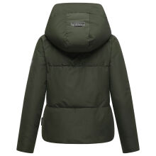 Marikoo Ninikaa Damen Herbst Winter Stepp Jacke  Dark Olive-Größe L - Gr. 40