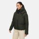Marikoo Ninikaa Damen Herbst Winter Stepp Jacke  Dark Olive-Größe L - Gr. 40