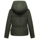 Marikoo Ninikaa Damen Herbst Winter Stepp Jacke  Dark Olive-Größe L - Gr. 40