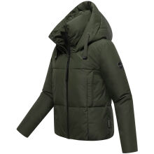 Marikoo Ninikaa Damen Herbst Winter Stepp Jacke  Dark Olive-Größe XL - Gr. 42